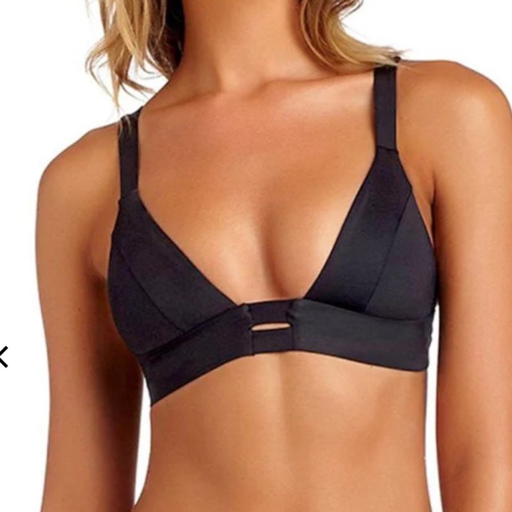 Vitamin A EcoLux Neutra Bralette Top in Black